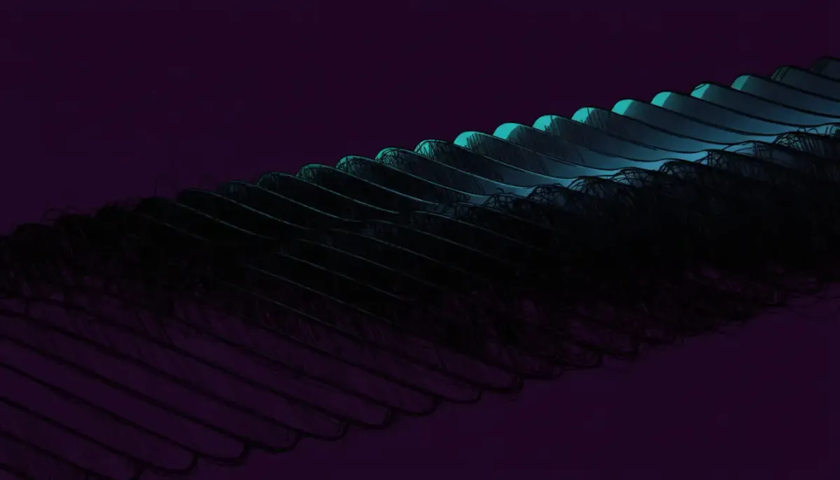 Dark abstract neural network visualization -- AI agent infrastructure -- Øbliq.