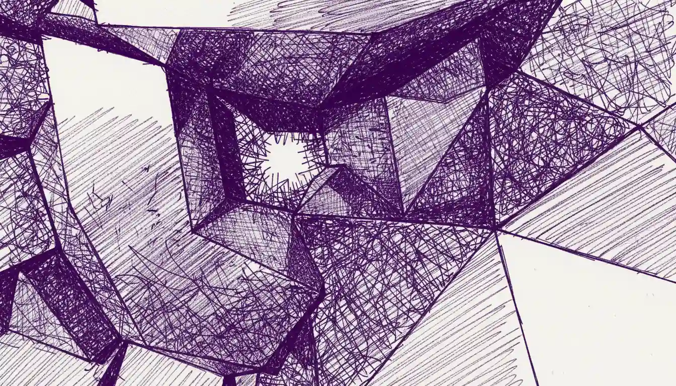 Dark abstract neural network visualization -- AI agent security -- Øbliq.