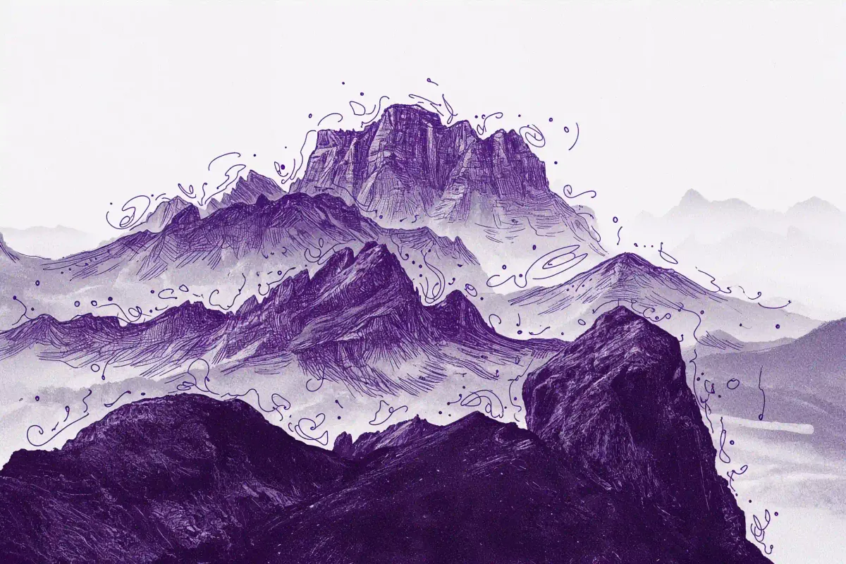 Dark abstract neural network visualization -- LLM guardrails -- Øbliq.