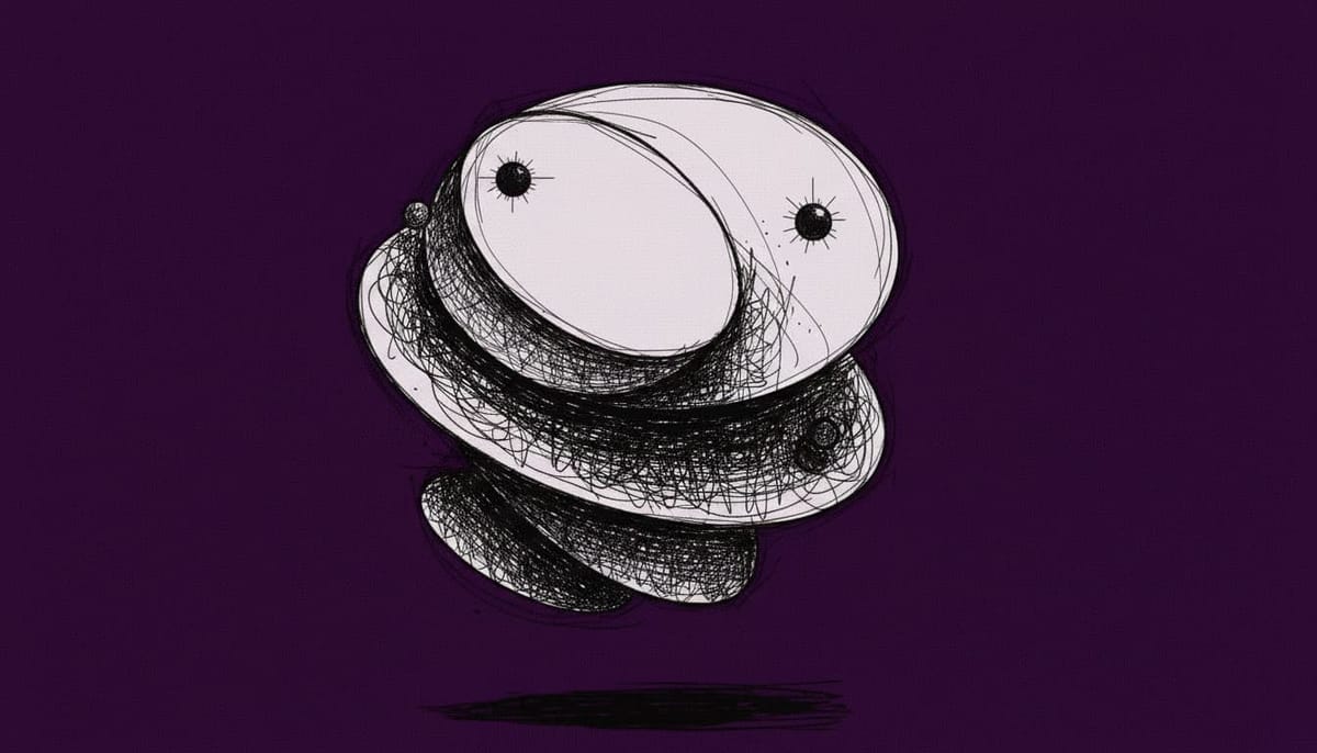 Dark abstract neural network visualization -- Model Context Protocol production -- Øbliq.