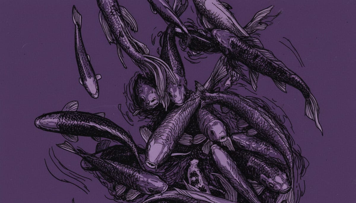 Dark abstract neural network visualization -- Augment Engineering -- Øbliq.