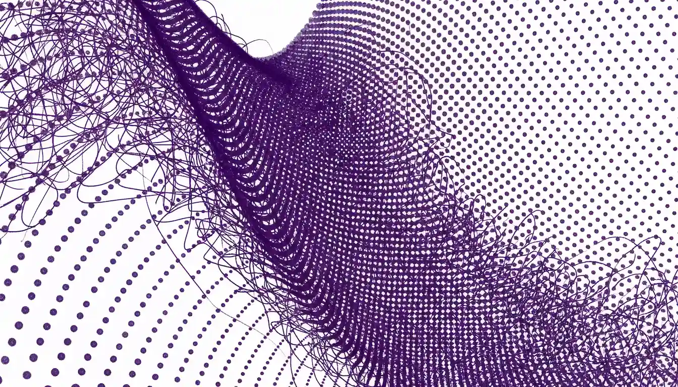 Dark abstract neural network visualization -- multi-agent accountability -- Øbliq.