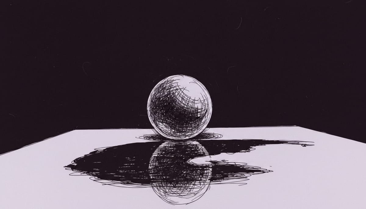 Dark abstract neural network visualization -- offline AI deployment -- Øbliq.