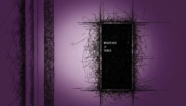 Dark abstract neural network visualization -- agent framework comparison -- Øbliq.