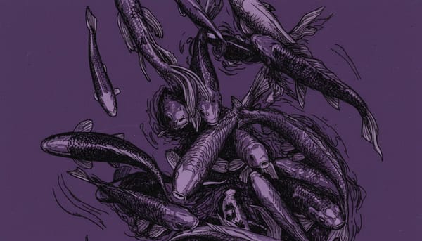 Dark abstract neural network visualization -- Augment Engineering -- Øbliq.