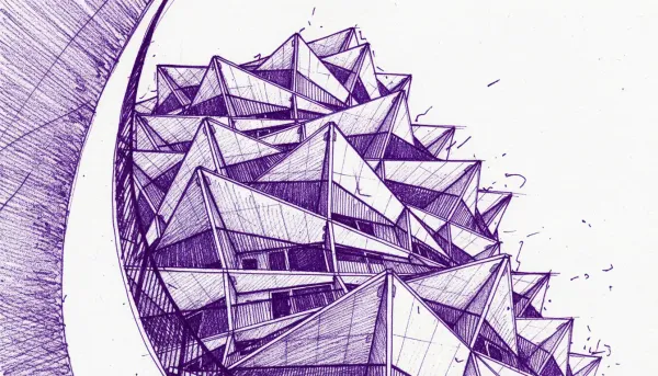 Dark abstract neural network visualization -- AI weekly roundup -- Øbliq.
