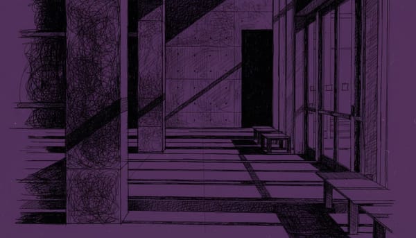 Dark abstract neural network visualization -- AI integration failure -- Øbliq.